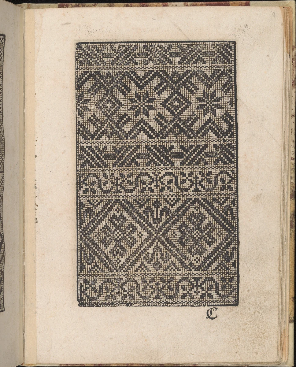 Ein new getruckt model Büchli...Page 9, recto by Johann Schönsperger, book, 1529