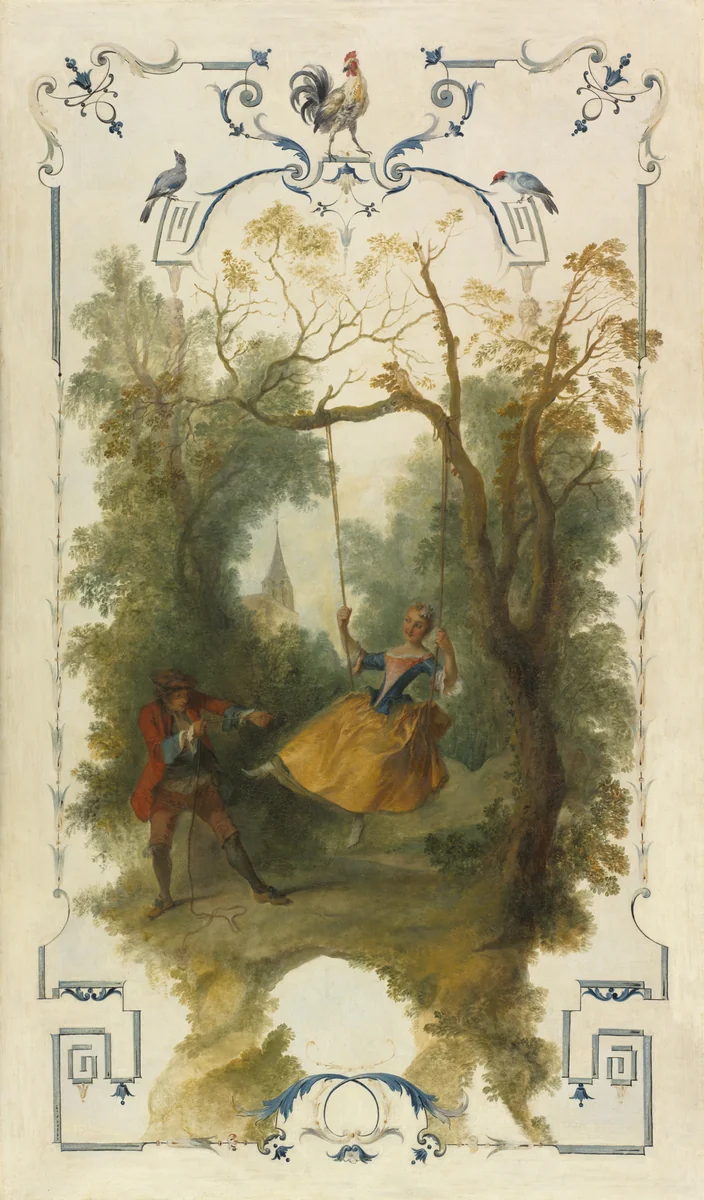 The Swing by Nicolas Lancret, painting, 1718-1732