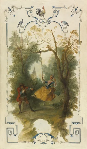 The Swing by Nicolas Lancret, painting, 1718-1732