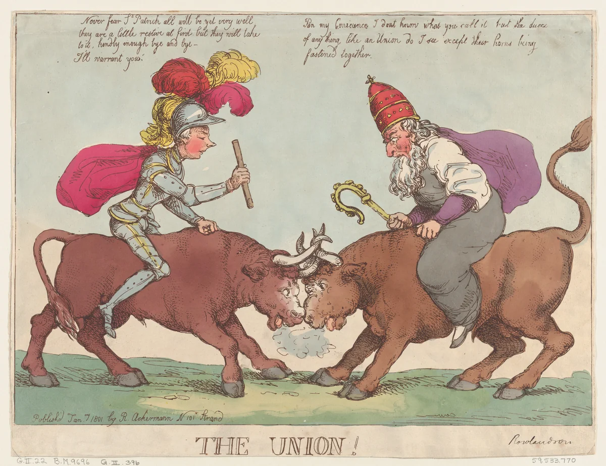 The Union by Thomas Rowlandson, print, 1801