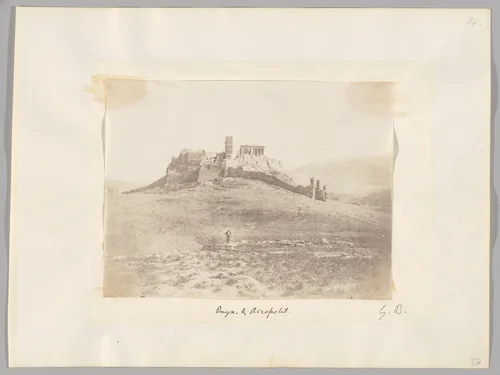 Pnyx and Acroplis by George Wilson Bridges, photograph, 1846-1850