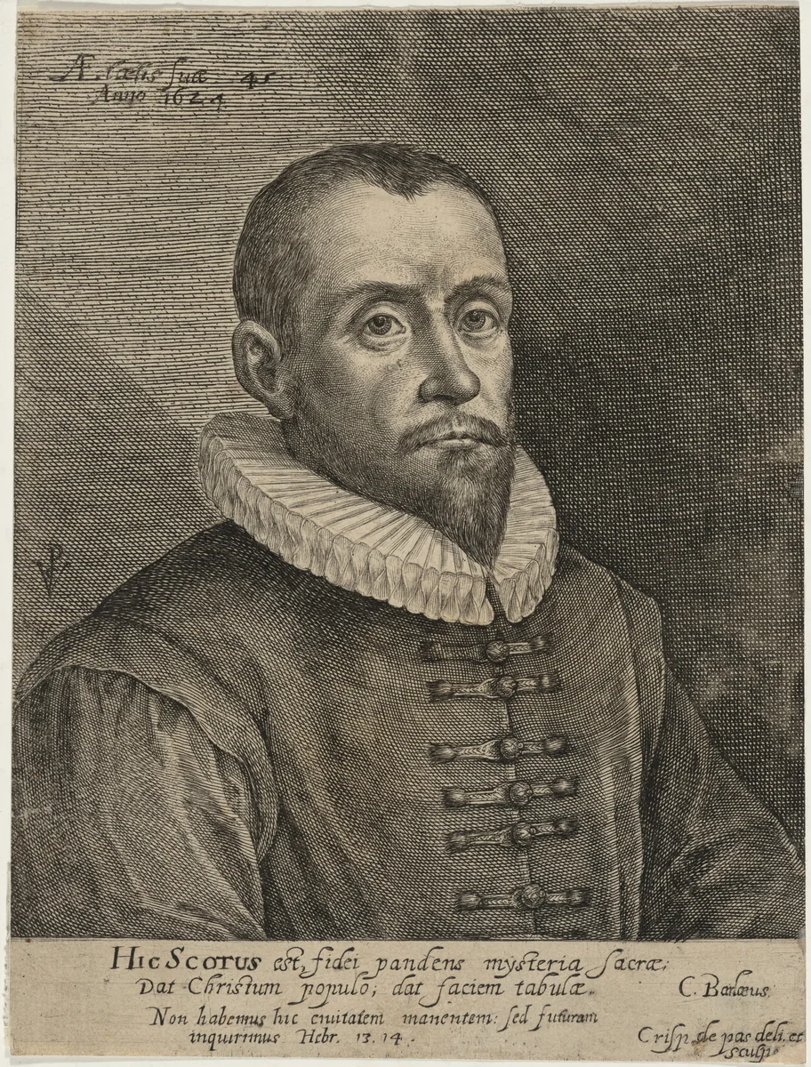 Thomas Scott by Crispijn van de Passe I, print, 1624