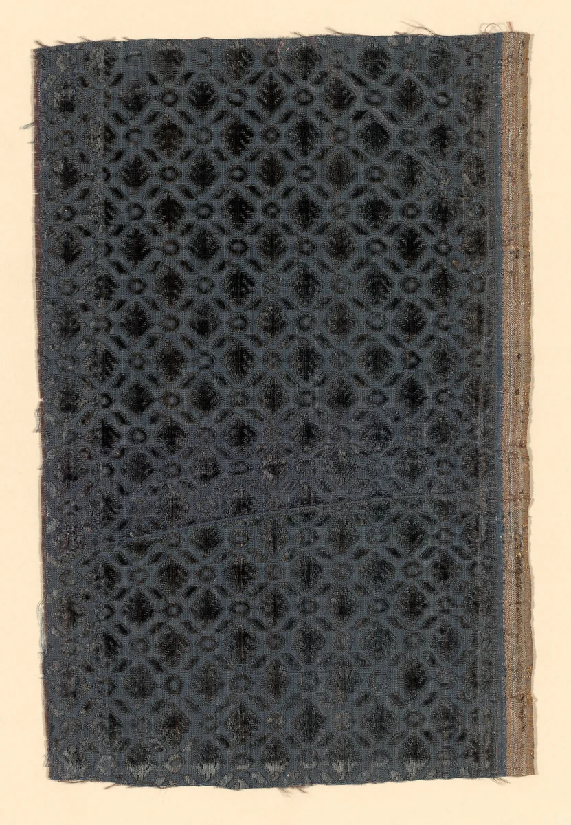 Fragment by Italy, textile, 1601-1650