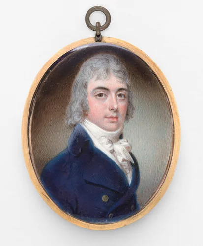 Portrait of a Man by British 19th Century, drawing, 1800-1899