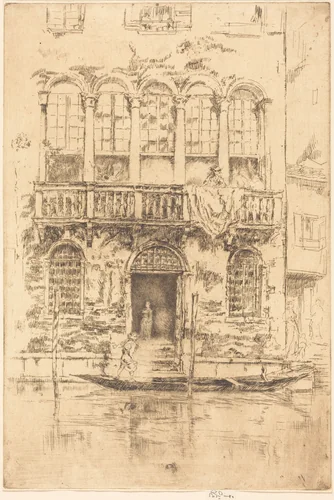 The Balcony by James McNeill Whistler, print, 1879-1880