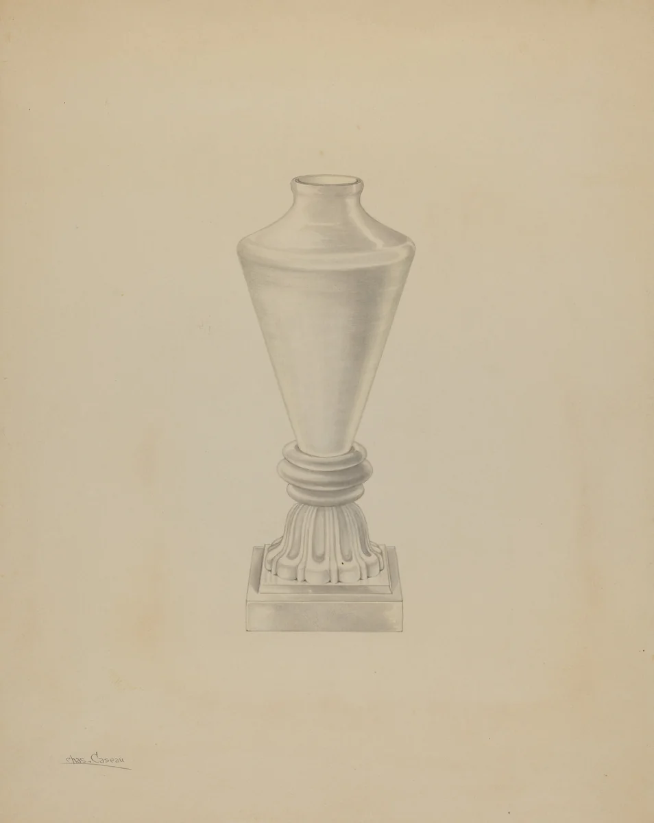 Lamp by Charles Caseau, index of american design, 1938