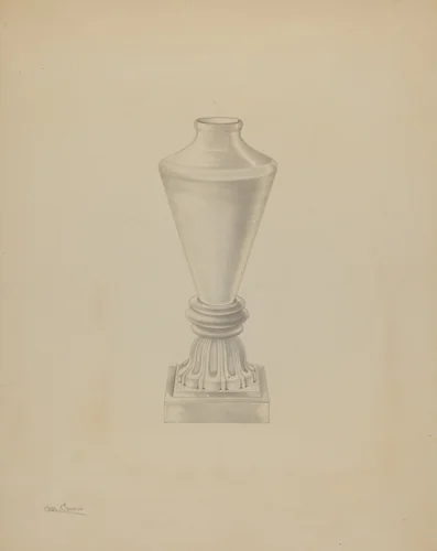 Lamp by Charles Caseau, index of american design, 1938