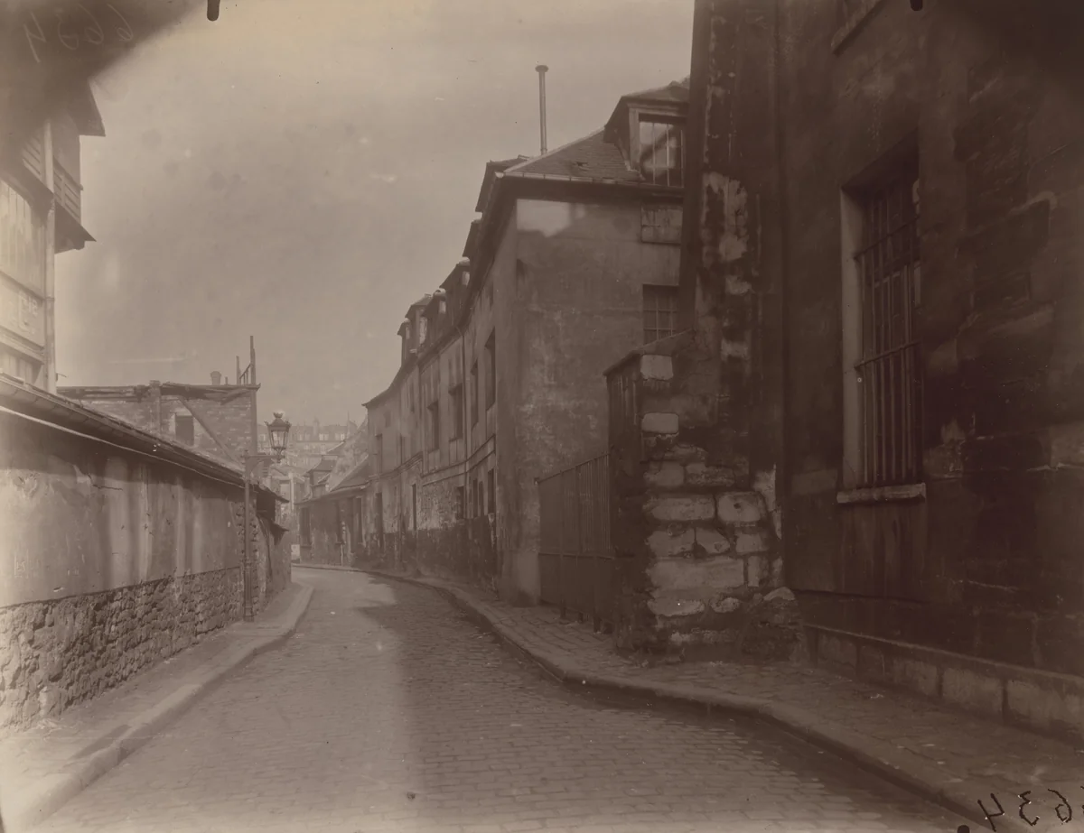 Rue des Gobelins by Eugène Atget, photograph, 1926