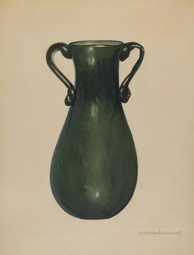 Vase by Anna Aloisi, index of american design, 1936