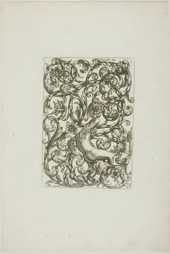 Designs for Locksmiths by Jean Bérain I, print, 1660-1711