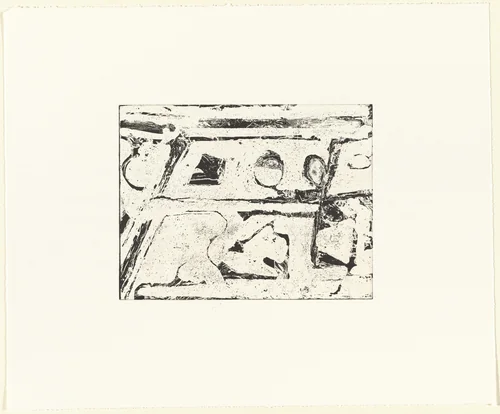 Oui [working proof 7] by Richard Diebenkorn, print, 1990