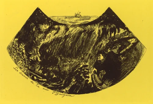 Volpini Suite: Dramas of the Sea (Les Drames de la Mer) by Paul Gauguin, print, 1889