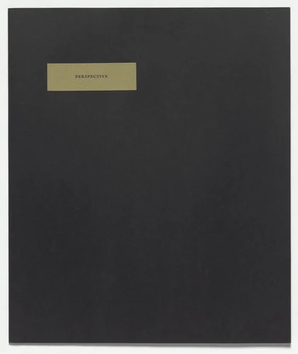 Perspective from À l'Infinitif (La Boîte Blanche) (In the Infinitive [The White Box]) by Marcel Duchamp, illustrated book, 1912