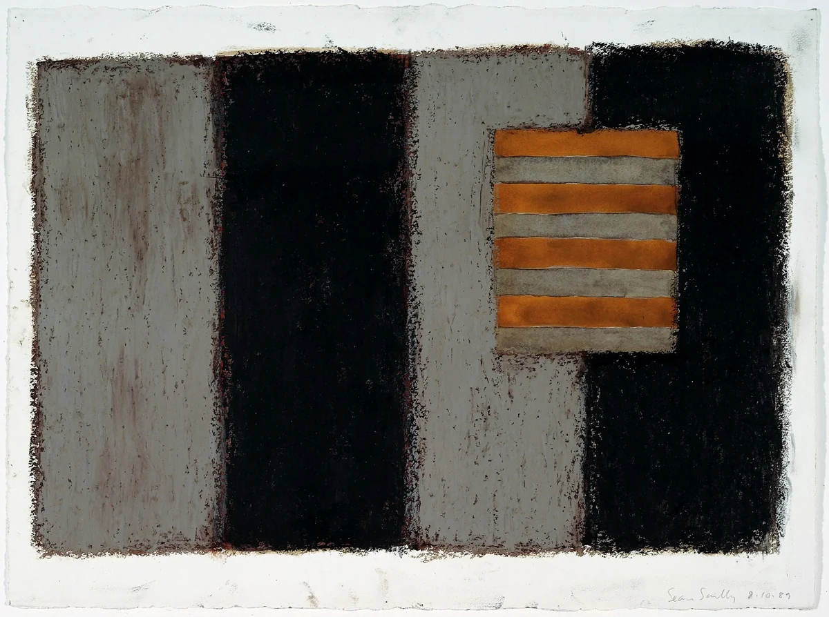 8.10.89 by Sean Scully, drawing, 1989
