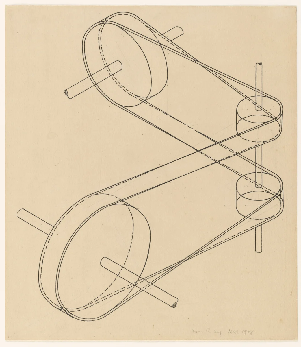 Untitled by Man Ray, drawing, 1908