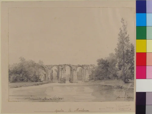 Aqueduc de Maintenon by Charles Fournier des Ormes, drawing, 1790-1850