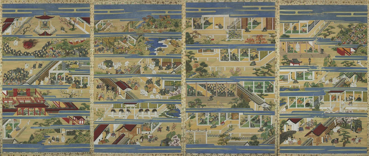 The Illustrated Life of Shinran (Shinran shōnin eden) by Unidentified Artist, painting, 1615-1799
