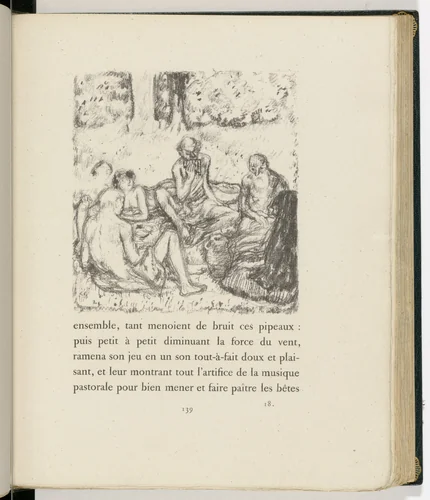 In-text plate (page 139) from Daphnis et Chloé by Pierre Bonnard, illustrated book, 1902