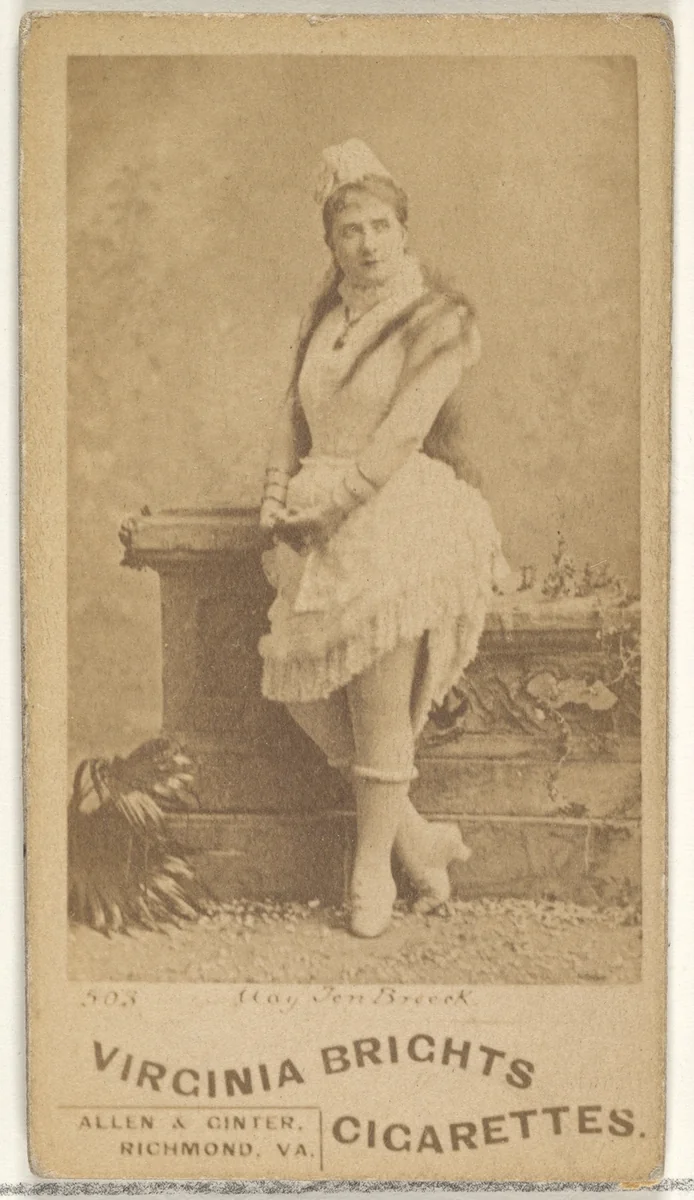 Card 503, from the Actors and Actresses series (N45, Type 1) for Virginia Brights Cigarettes by Allen & Ginter, photograph, 1885-1891