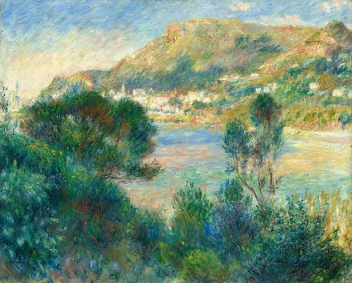 View of Monte Carlo from Cap Martin by Auguste Renoir, painting, 1884