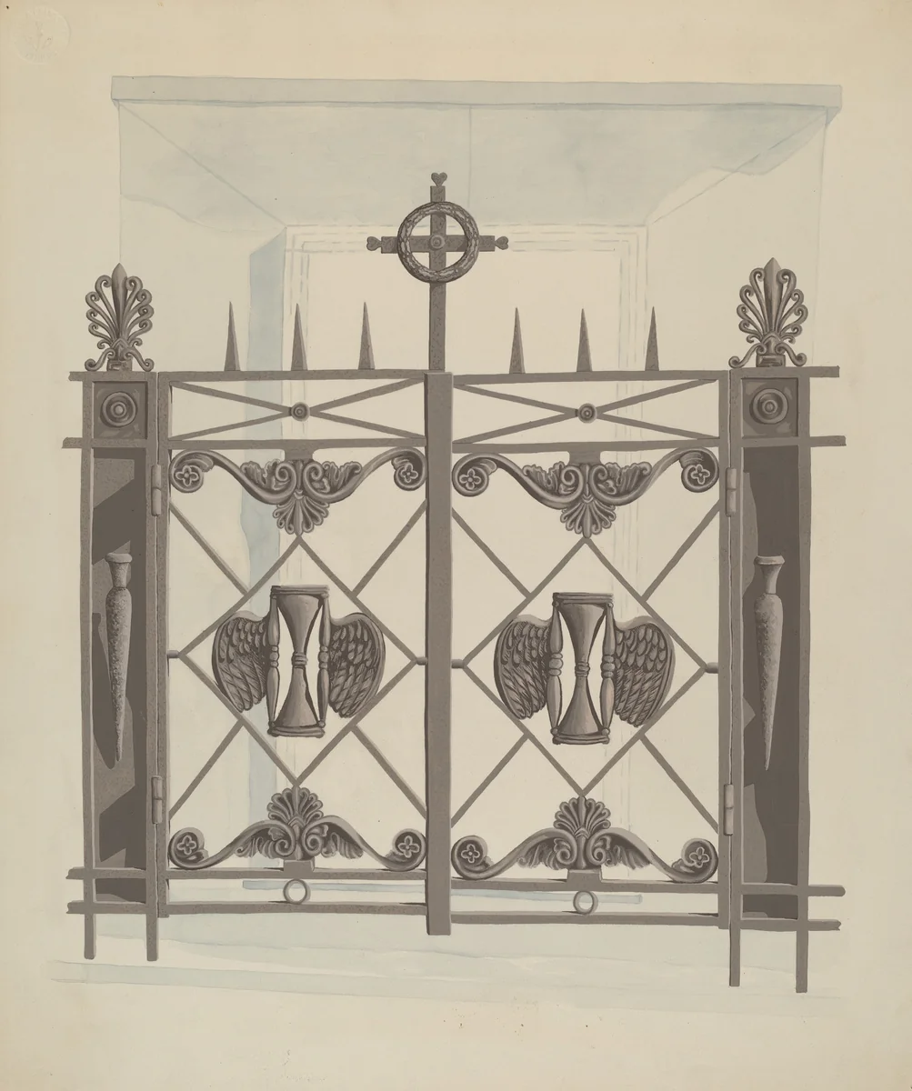 Iron Gate by Joseph L. Boyd, index of american design, 1936