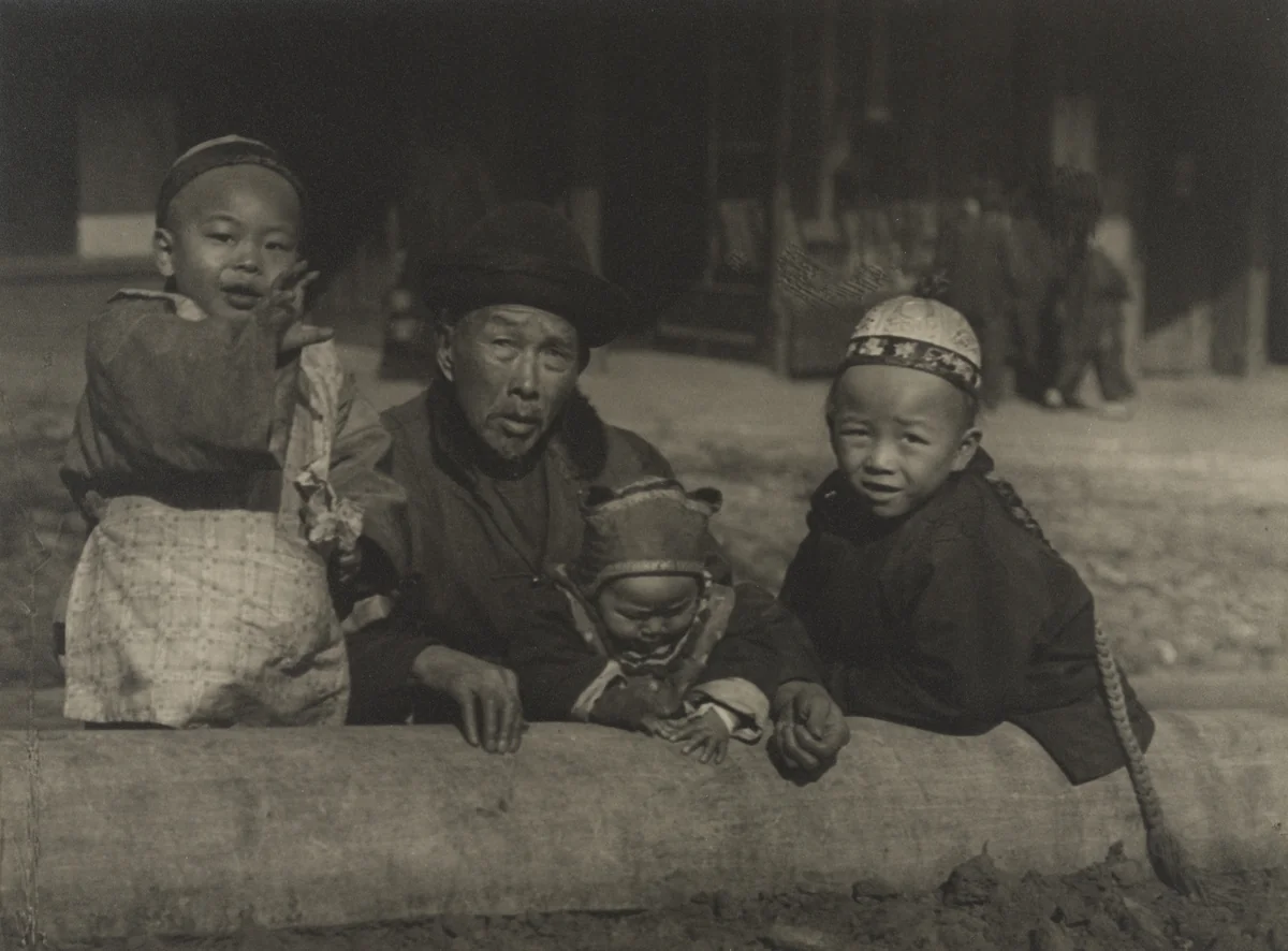 The Airing by Arnold Genthe, photograph, 1896