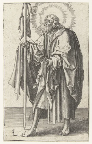 De apostel Jakobus Major by Unknown, print, 1508-1512
