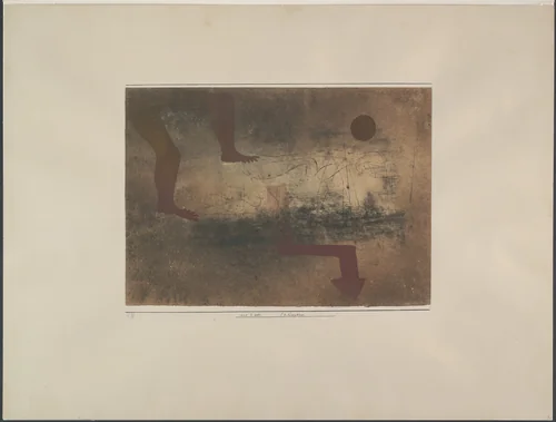 Slavery (Sklaverei) by Paul Klee, drawing, 1925