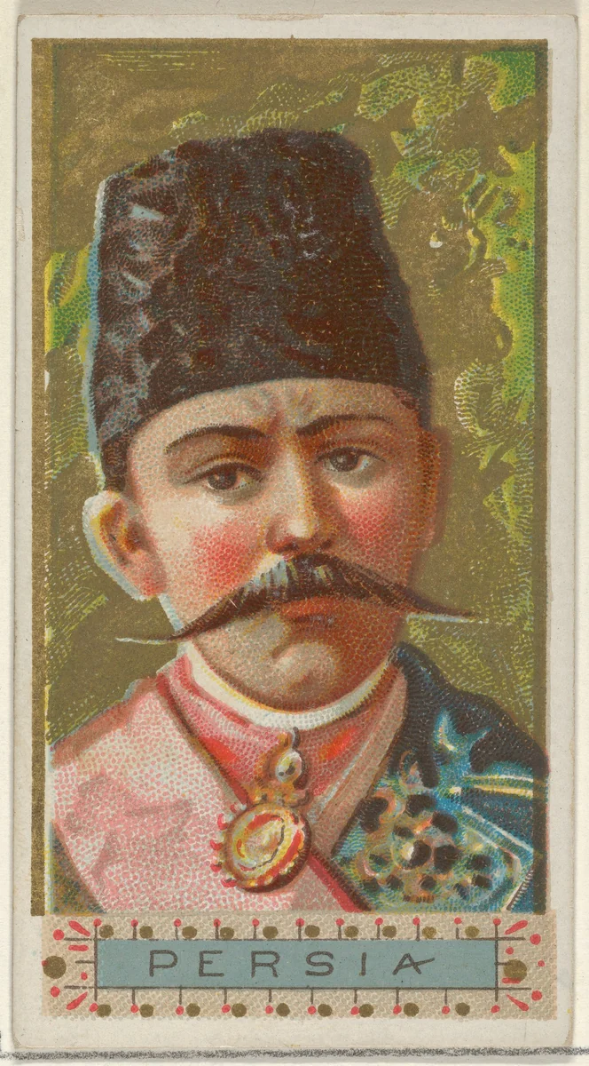 Persia, from the Types of All Nations series (N24) for Allen & Ginter Cigarettes by Allen & Ginter, print, 1889