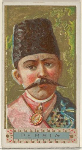 Persia, from the Types of All Nations series (N24) for Allen & Ginter Cigarettes by Allen & Ginter, print, 1889