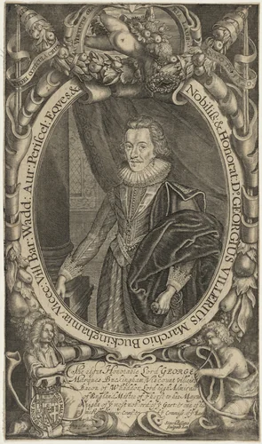 George Villiers, First Duke of Buckingham by Simon van de Passe, print, 1595-1647