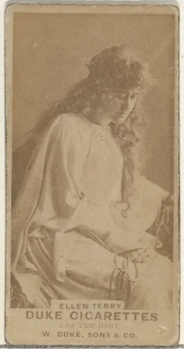 Ellen Terry, from the Actors and Actresses series (N145-7) issued by Duke Sons & Co. to promote Duke Cigarettes by W. Duke, Sons & Co., photograph, 1880-1889