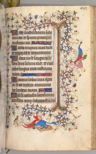 Hours of Charles the Noble, King of Navarre (1361-1425): fol. 241r, Text by Master of the Brussels Initials and Associates, book, 1400-1410