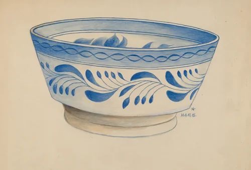 Fruit Bowl by Margaret Stottlemeyer, index of american design, 1936