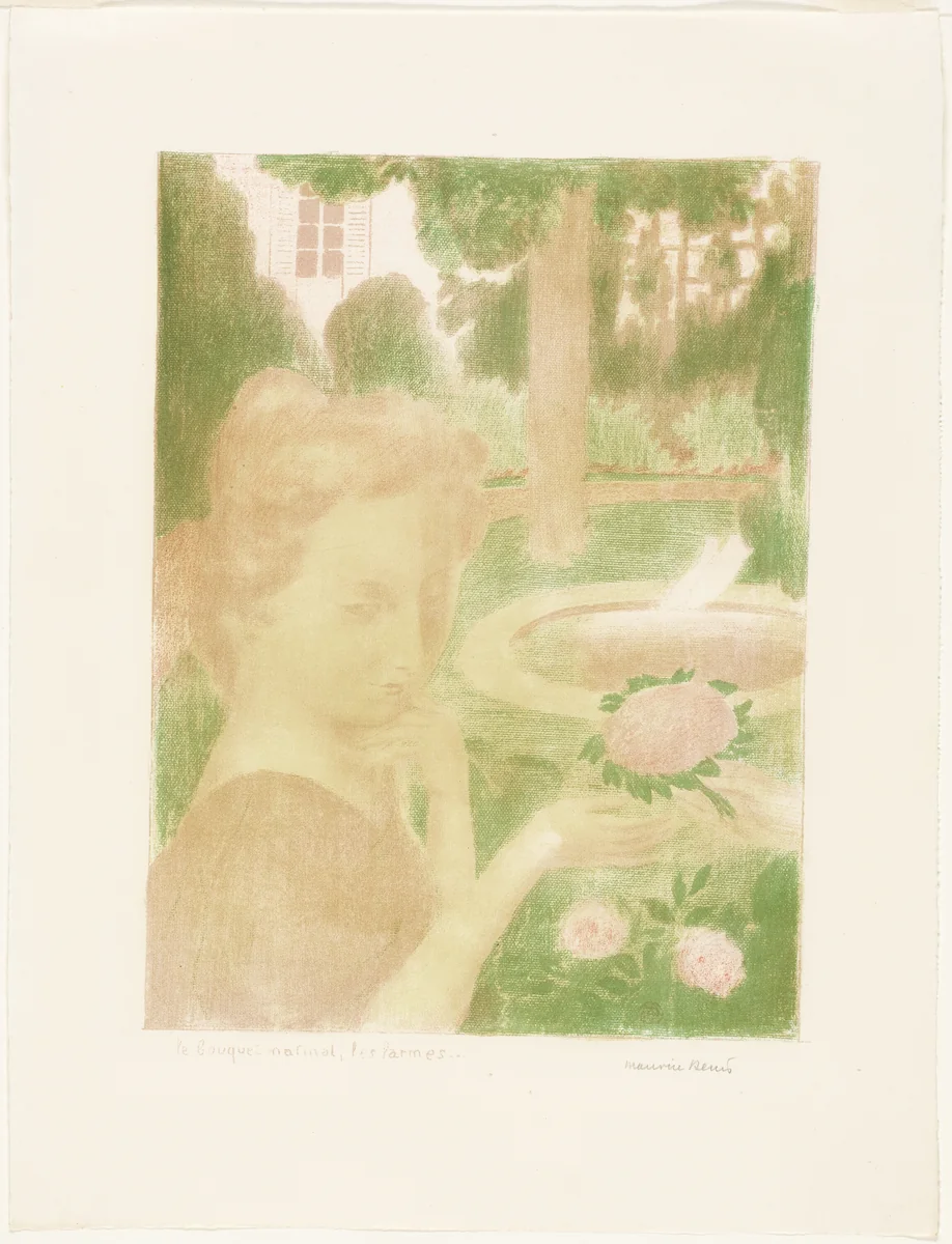 The Morning Bouquet, Tears, plate three from Love by Maurice Denis, print, 1898-1899