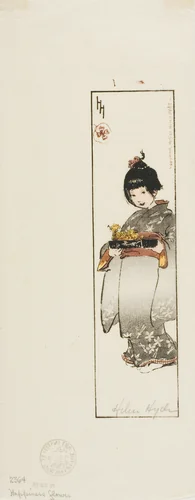 Happiness Flower by Helen Hyde, print, 1907