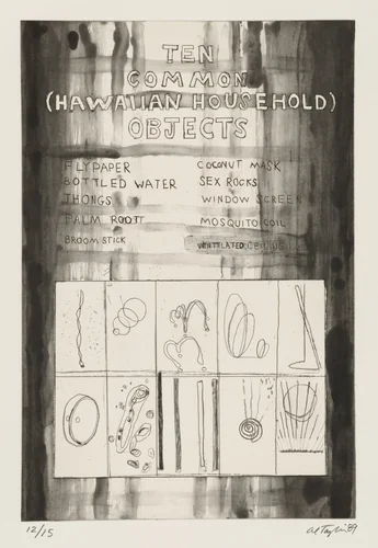 Title Page by Al Taylor, print, 1989