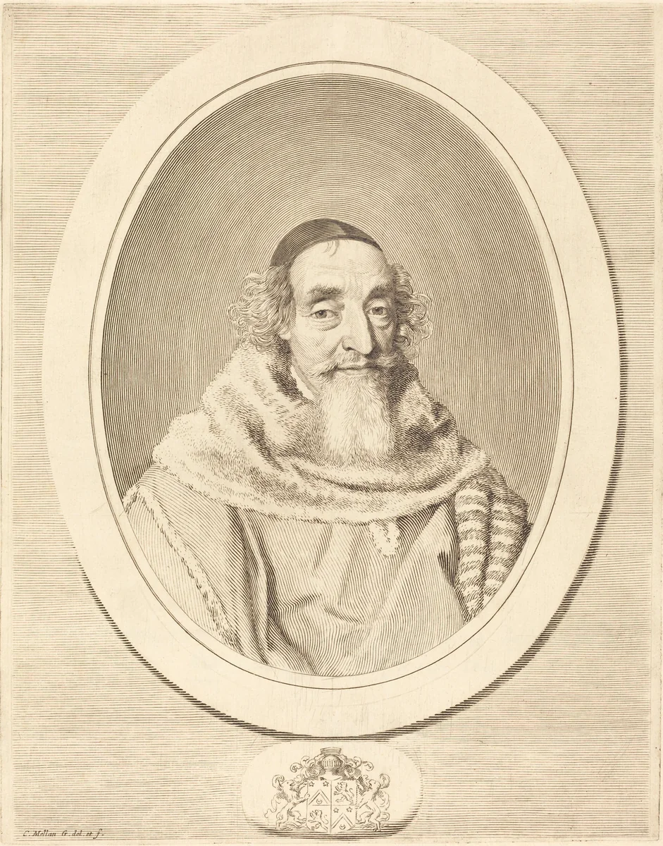 Mathieu Mole by Claude Mellan, print, 1656