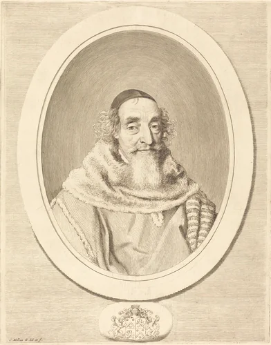 Mathieu Mole by Claude Mellan, print, 1656