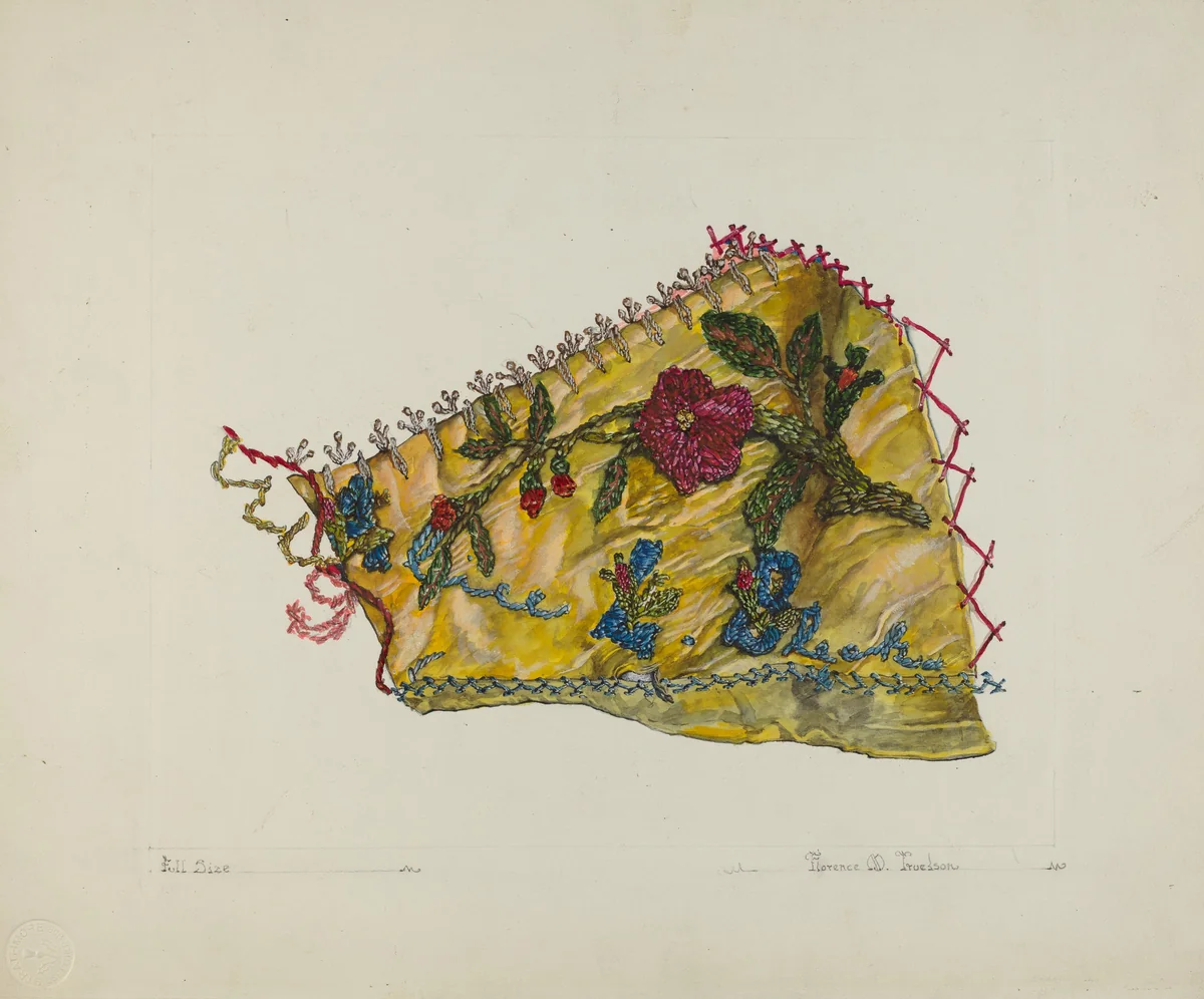 Patchwork Quilt (Section) by Florence Truelson, index of american design, 1935-1942