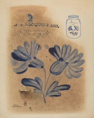 Jar by John Tarantino, index of american design, 1937