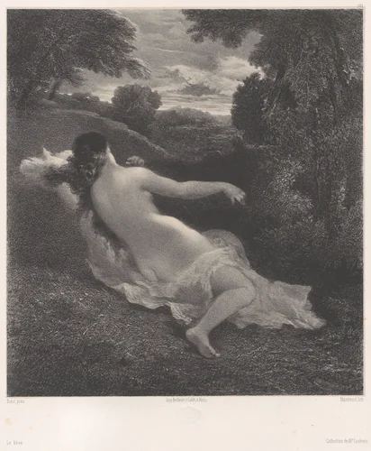 The Dream by Narcisse Virgile Diaz de la Peña, print, 1844-1867