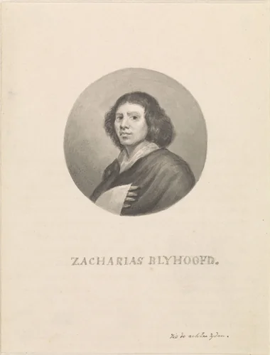 Portret van Zacharias Blijhooft by Christiaan Kramm, drawing, 1823