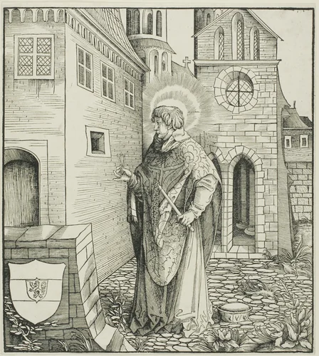 Saint Ferreolus, from Saints Connected with the House of Habsburg by Leonhard Beck, print, 1500-1542