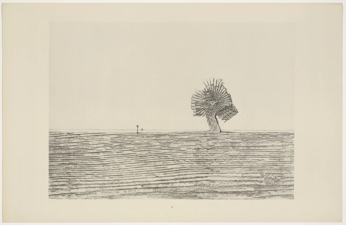 The Pampas (Les Pampas) from Natural History (Histoire naturelle) by Max Ernst, print, 1925