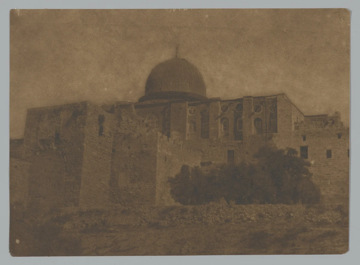 Koubbé-Nébi-Monça - Coupole de Moïse à Jérusalem by Maxime Du Camp, photograph, 1849-1851