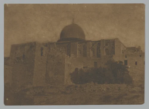 Koubbé-Nébi-Monça - Coupole de Moïse à Jérusalem by Maxime Du Camp, photograph, 1849-1851