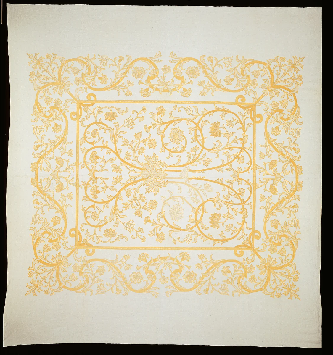 Bedcover in the Arts and Crafts Style by England, textile, 1900-1925