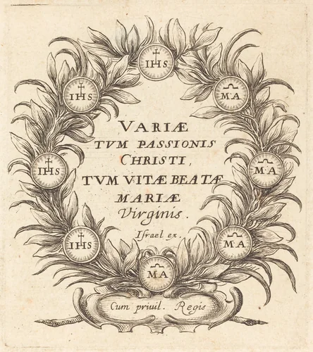 Frontispiece for Callot's "The Mysteries of the Passion" by Abraham Bosse, print, 1631