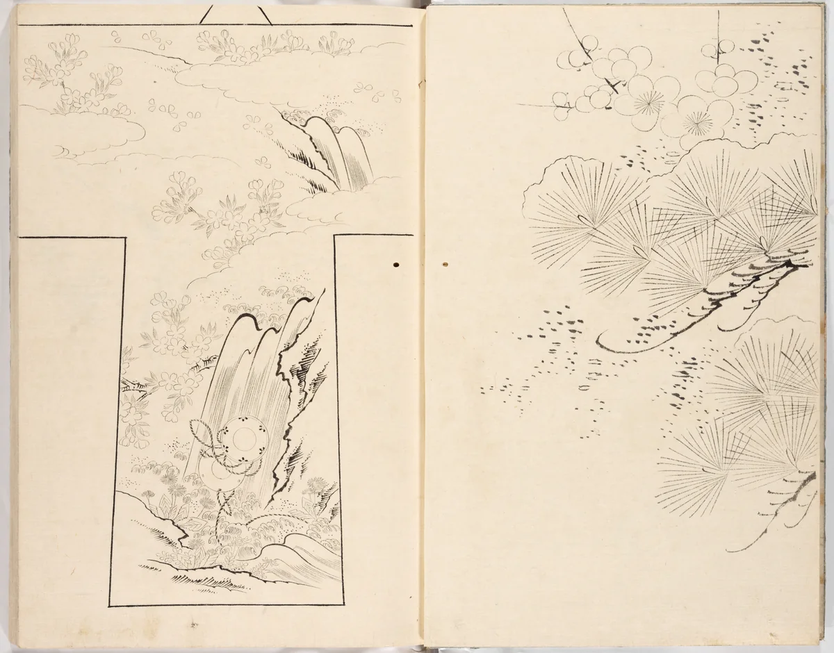 Hinagata chō (Model Book) by Unidentified Artist, book, 1800-1899